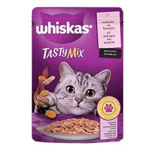 WHİSKAS POUCH TASTYMİX SOMONLU VE HAVUÇLU 85 GR